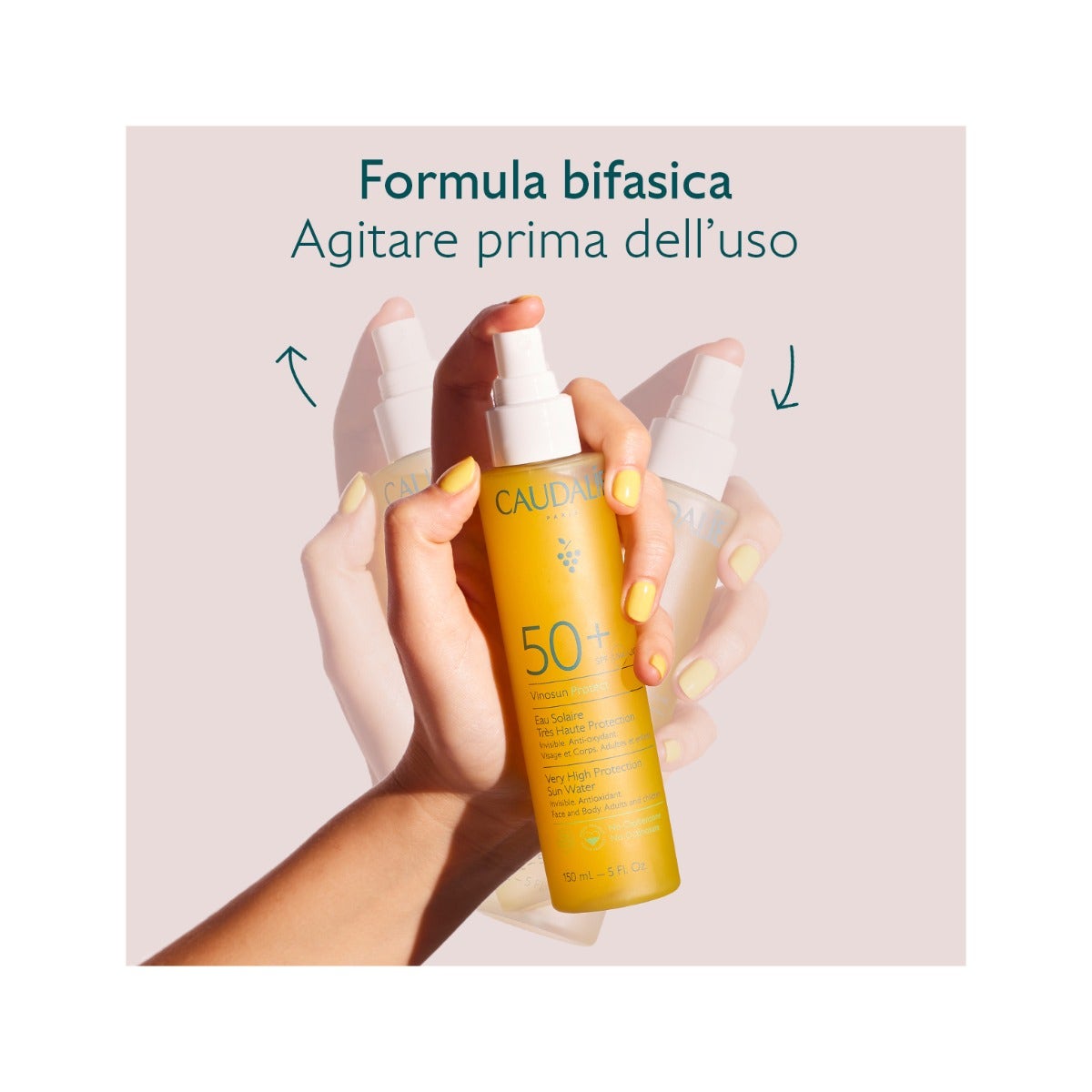 Caudalie Vinosun Protect Acqua Solare Ad Altissima Protezione 150ml SPF50+-4