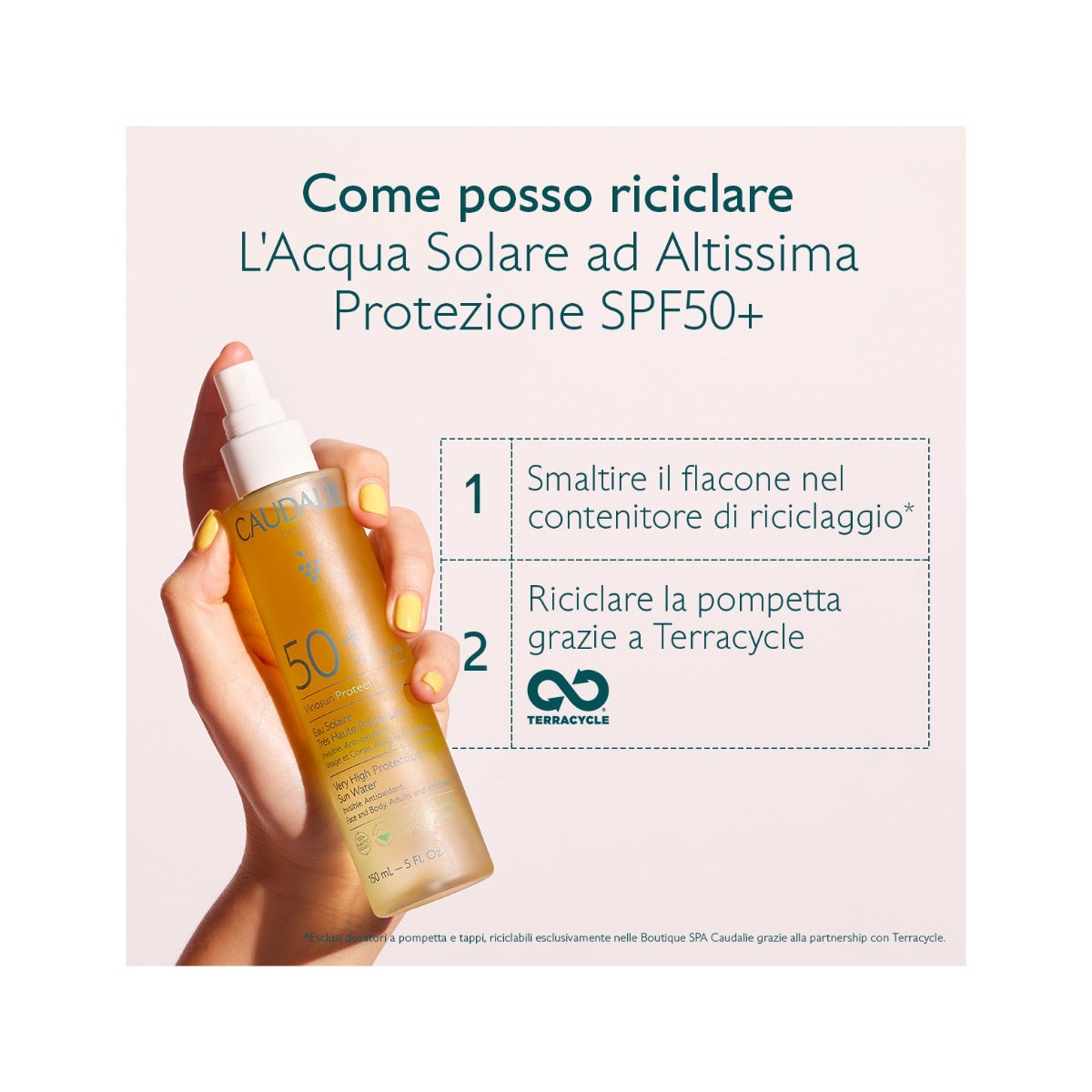 Caudalie Vinosun Protect Acqua Solare Ad Altissima Protezione 150ml SPF50+-8