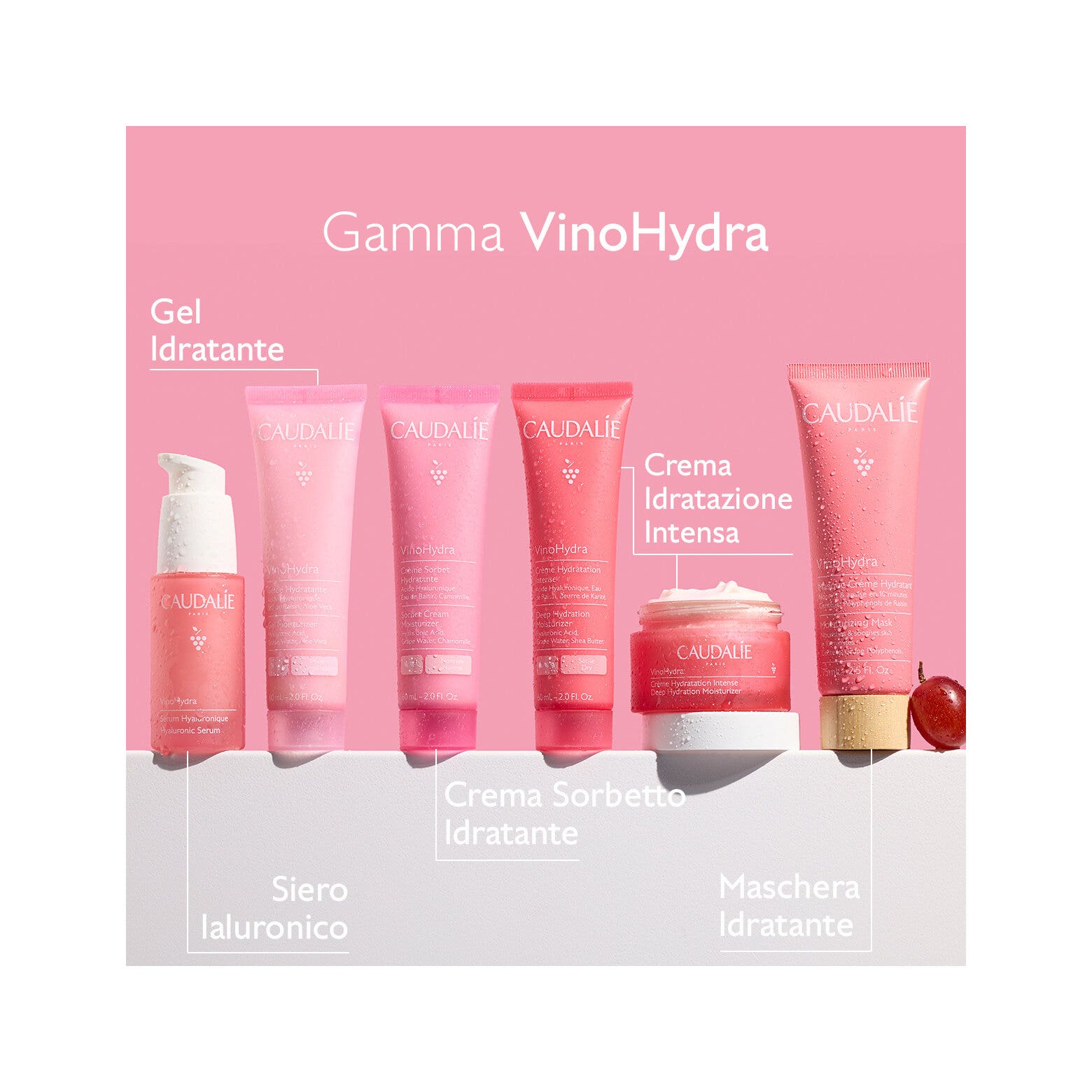 Caudalie Vinohydra Maschera Crema Idratante Viso 60ml-6