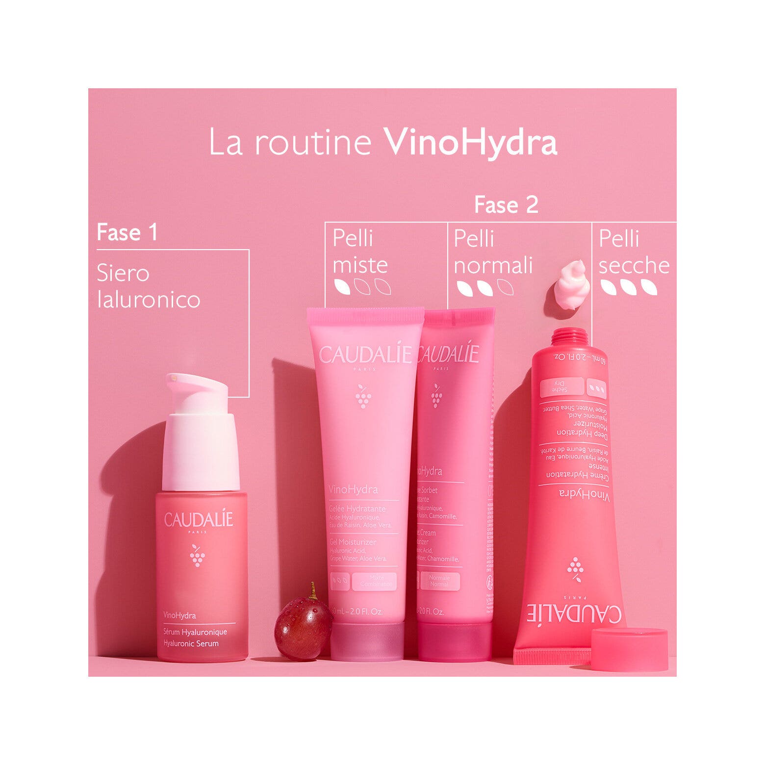 Caudalie Vinohydra Gel Idratante Viso 60ml-6