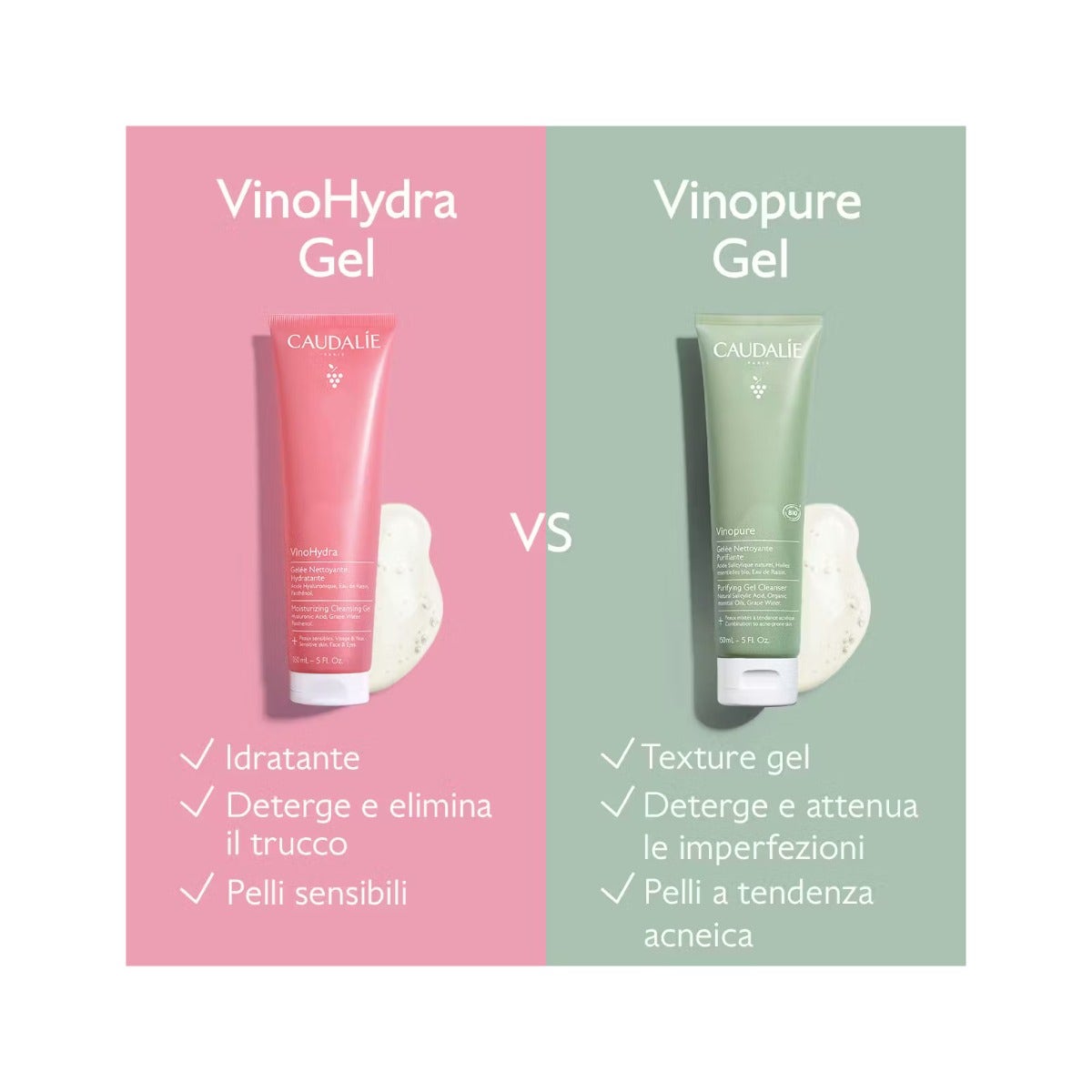 Caudalie VinoHydra Gel Detergente Idratante 150ml-7