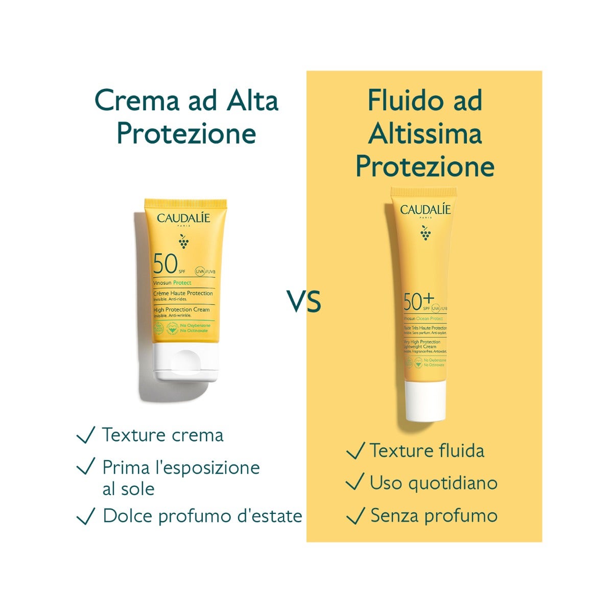 Caudalie Vinosun Protect Crema ad Alta Protezione 50ml SPF50-5
