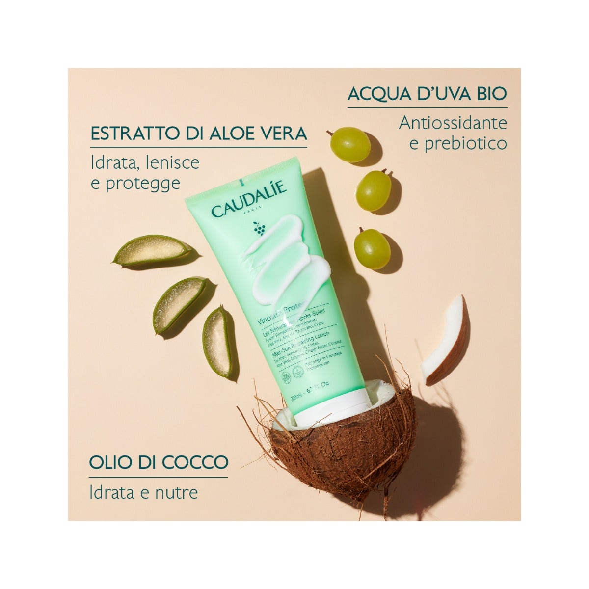 Caudalie Vinosun Protect Latte Riparatore Doposole 200ml-4