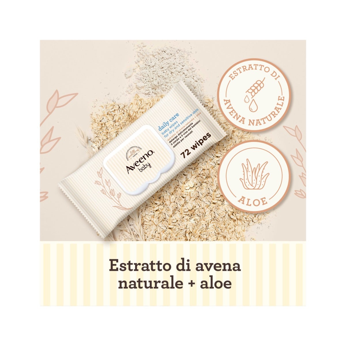 Aveeno Baby Daily Care Salviettine 72 Pezzi-13