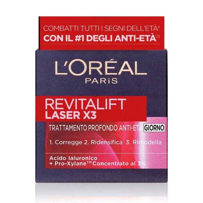 L'Oréal Paris Revitalift Laser X3 Crema Viso Giorno Antirughe 50ml-6
