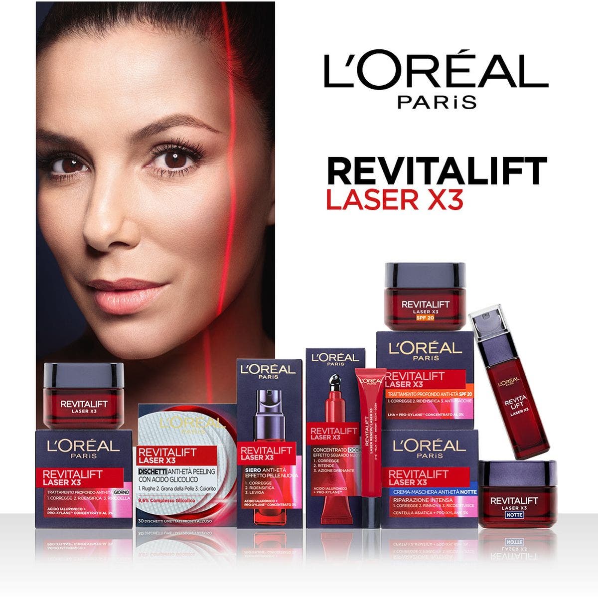L'Oréal Paris Revitalift Laser X3 Crema Viso Notte Antirughe 50ml  - 5