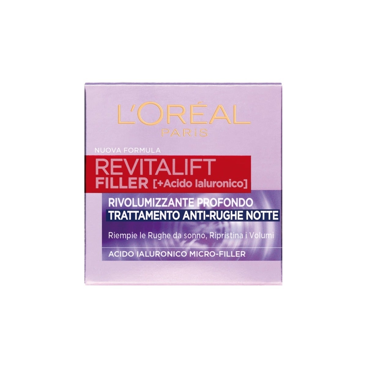 L'Oréal Paris Revitalift Filler Crema Viso Notte Antirughe Rivolumizzante 50ml-7
