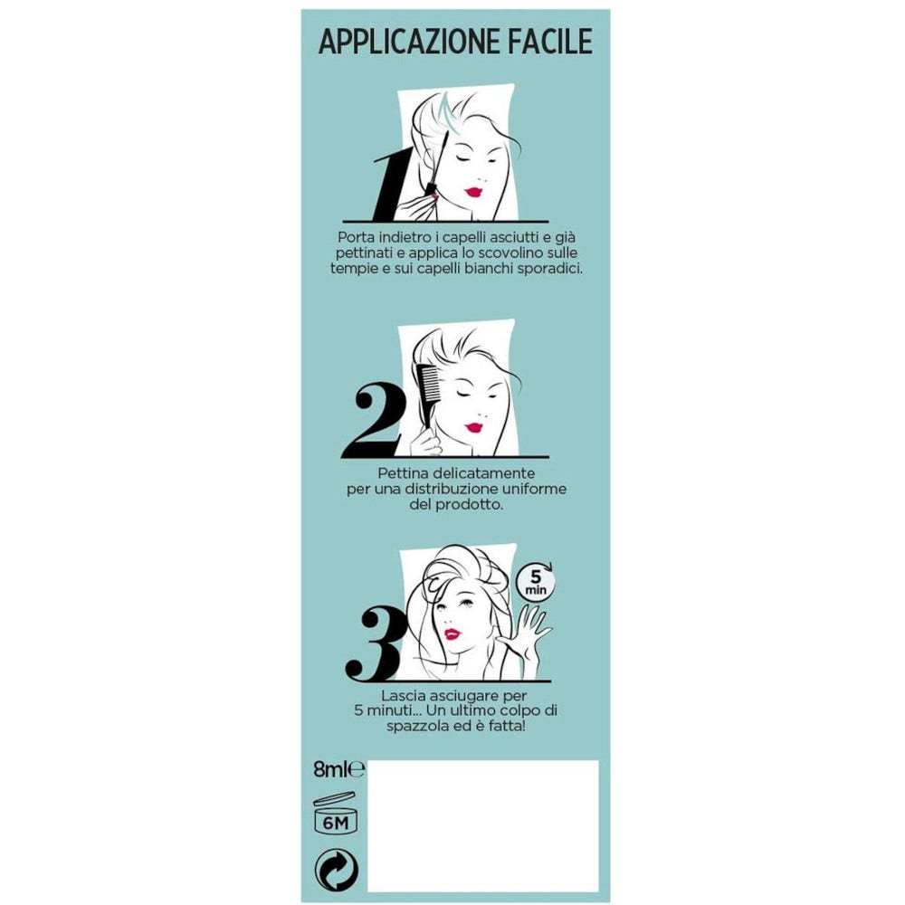 L'Oréal Paris Mascara Istantaneo Ritocco Perfetto Precision Non Macchia 4 Biondo Scuro 8ml-5