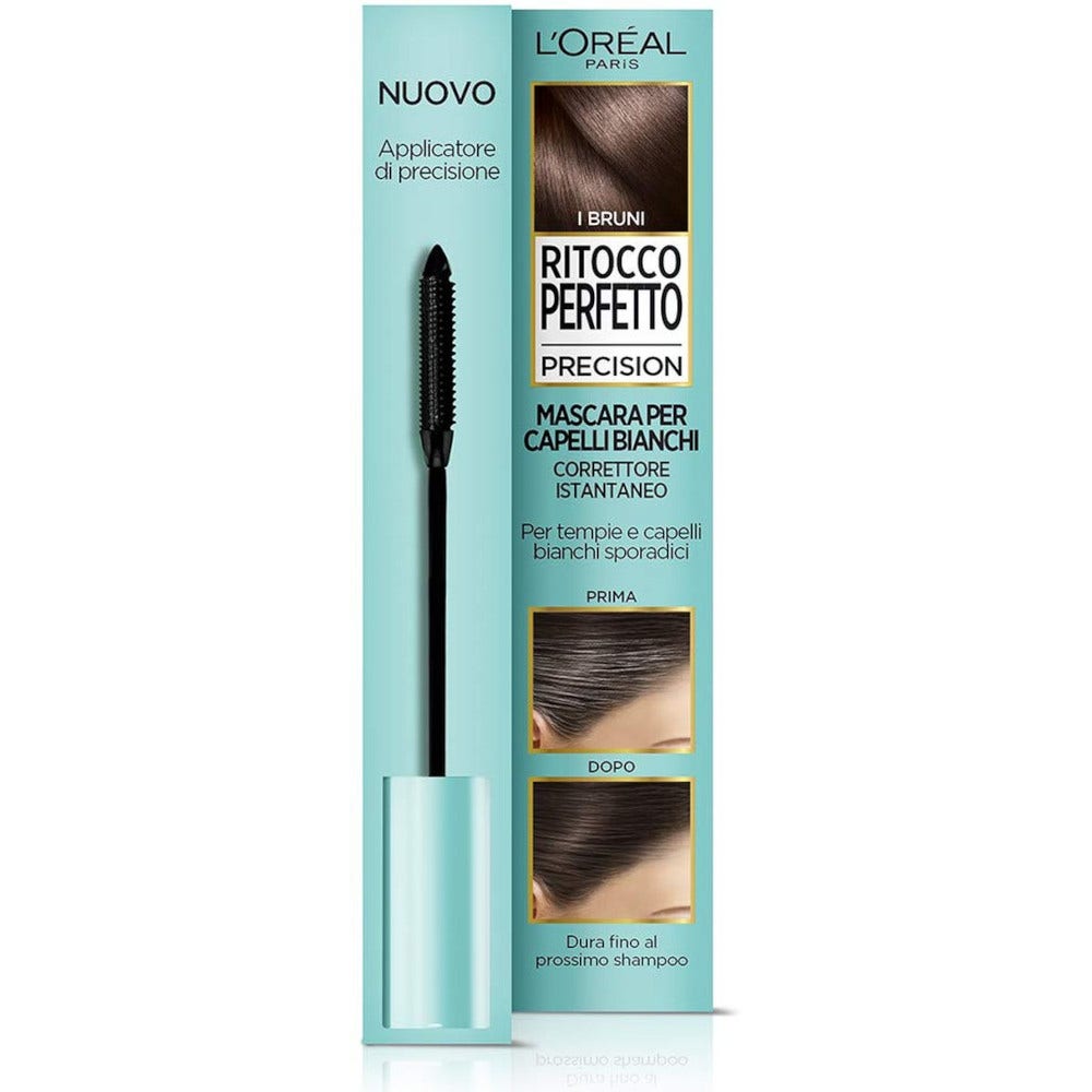 L'Oréal Paris Mascara Istantaneo Ritocco Perfetto Precision Non Macchia 2 Bruno 8ml-4