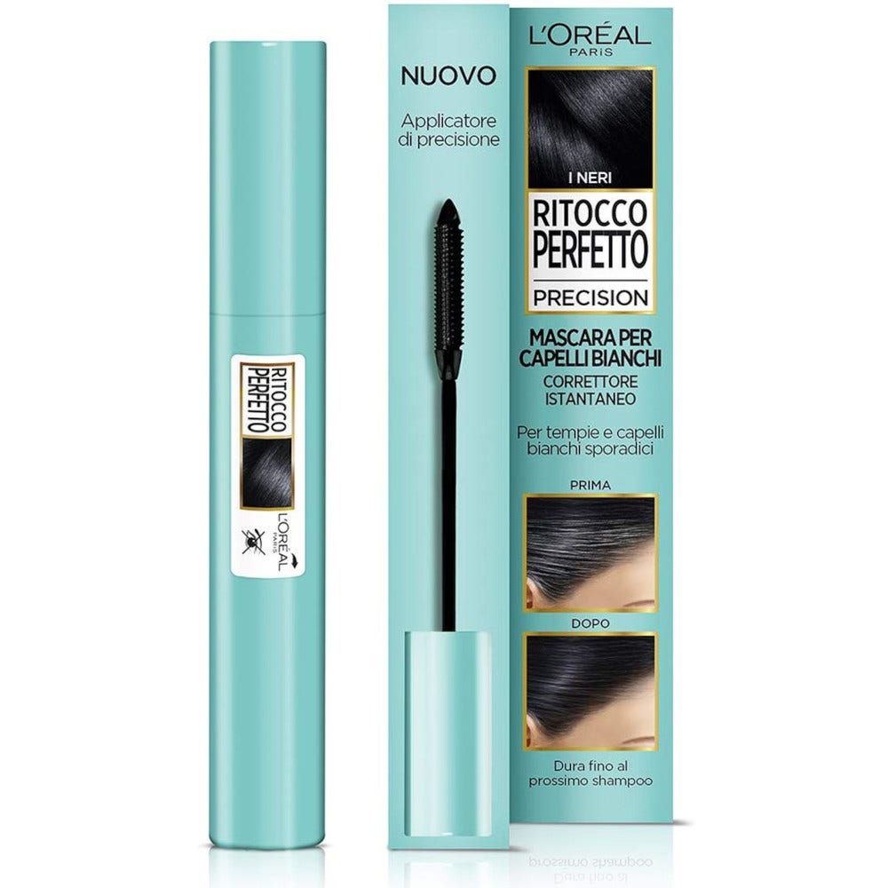L'Oréal Paris Mascara Istantaneo Ritocco Perfetto Precision Non Macchia 1 Nero 8ml-3