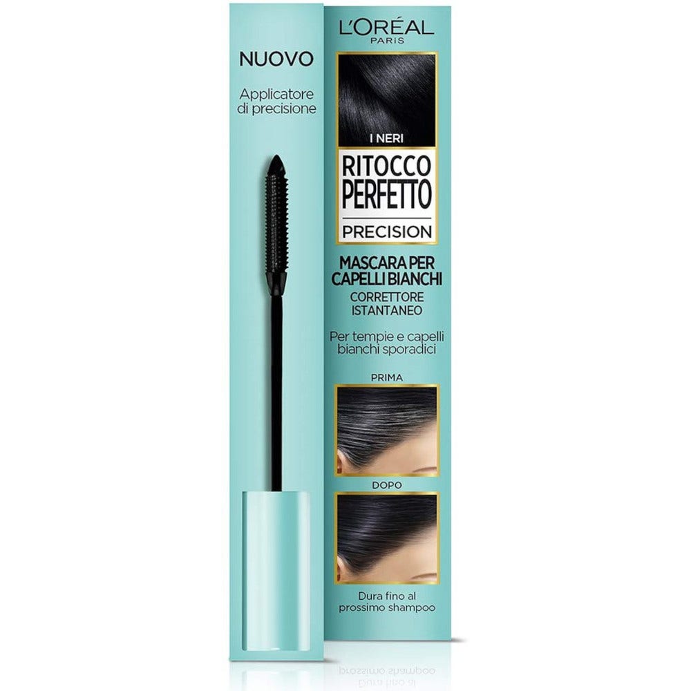 L'Oréal Paris Mascara Istantaneo Ritocco Perfetto Precision Non Macchia 1 Nero 8ml-4