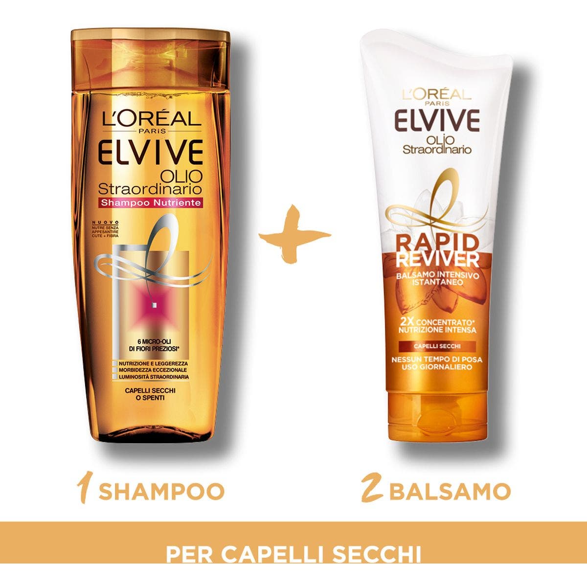 L'Oréal Paris Elvive Olio Straordinario Balsamo Istantaneo 180ml  - 3