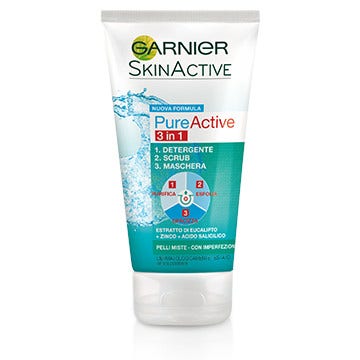 Garnier Pure Active Gel Detergente 3In1 188ml-1