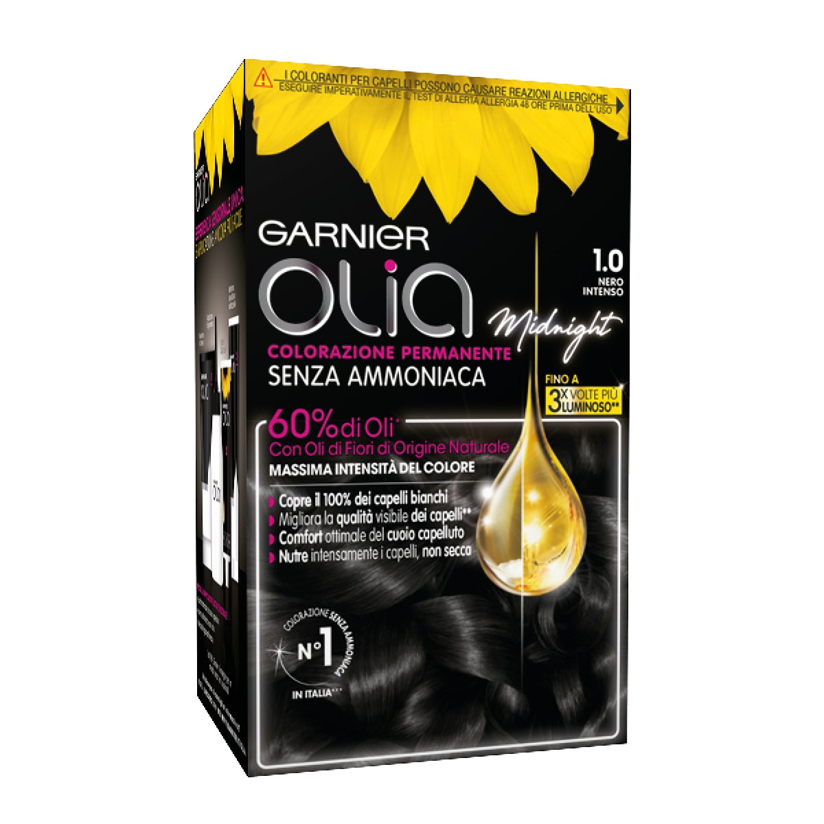 Garnier Olia Tinta Capelli 1.0 Nero Intenso 1 Pezzo  - 2
