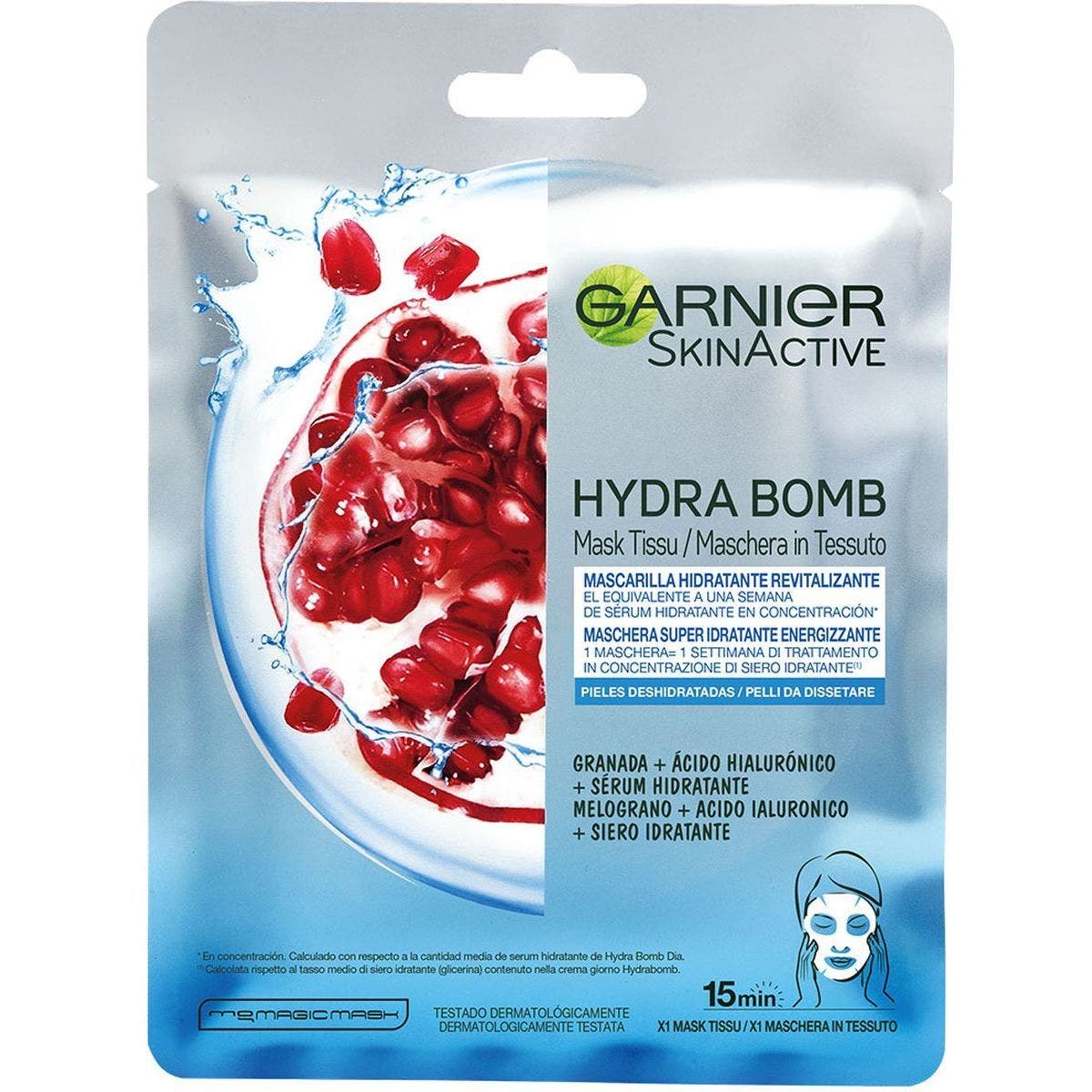 Garnier HydraBomb Maschera In Tessuto Idratante Energizzante 1 Pezzo-1