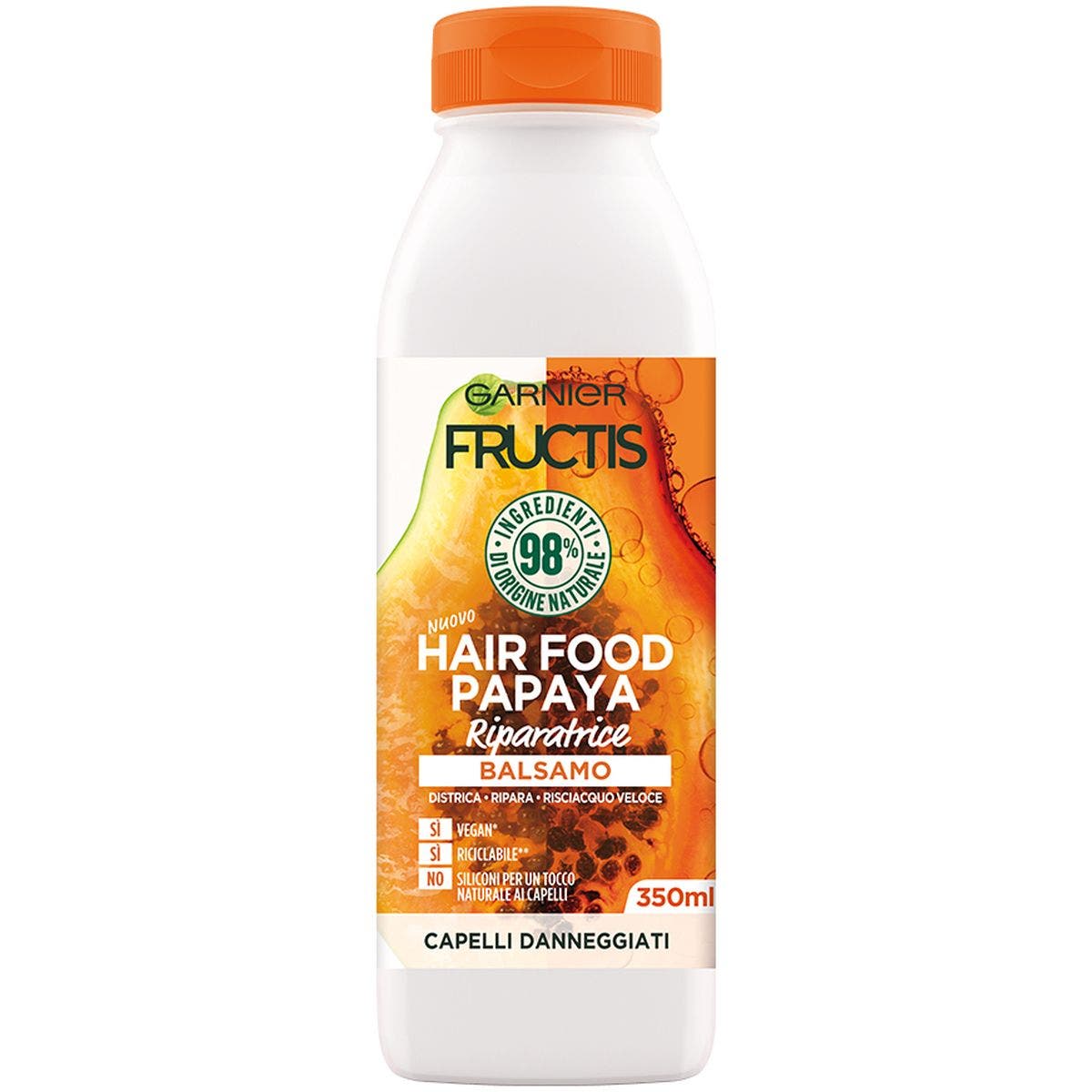 Garnier Fructis Hair Food Balsamo Riparatore Papaya 350 ml - 1