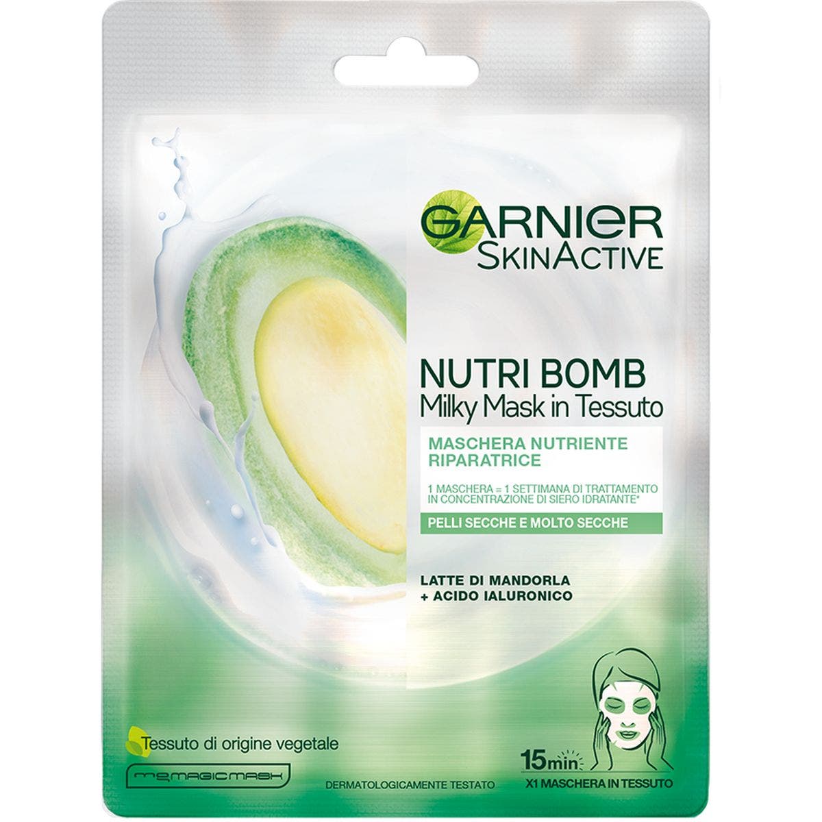 Garnier NutriBomb Maschera in Tessuto Nutriente Riparatrice 1 Pezzo-1