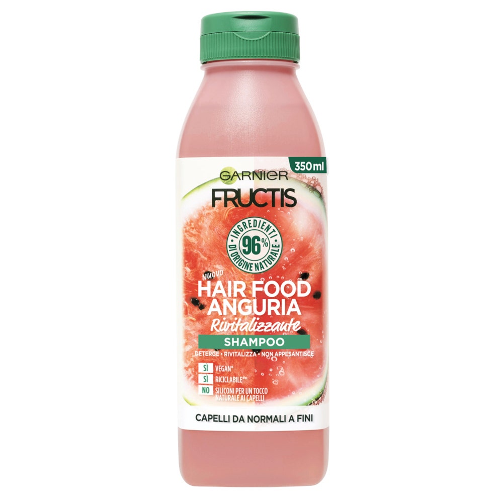 Garnier Fructis Hair Food Shampoo Capelli Fini Anguria Rivitalizzante 350ml-2