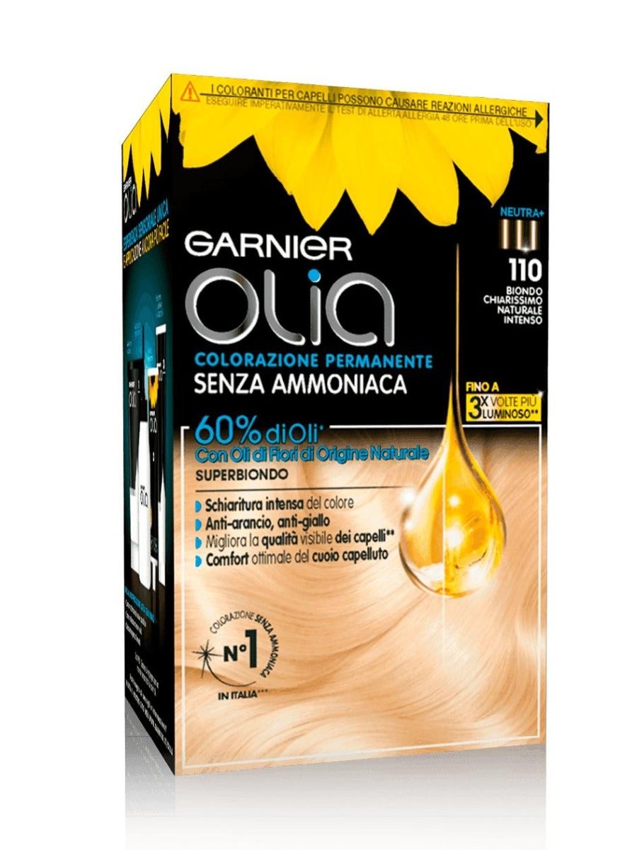 Garnier Olia Colorazione Capelli 110 Biondo Chiarissimo Naturale Intenso -1