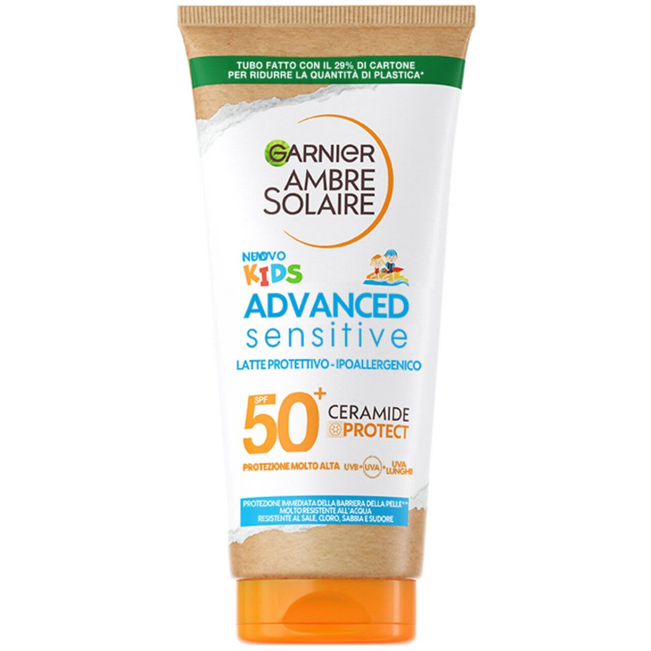 Garnier Ambre Solaire Kids Advanced Sensitive Ceramide Protect Latte 175ml SPF50+-1