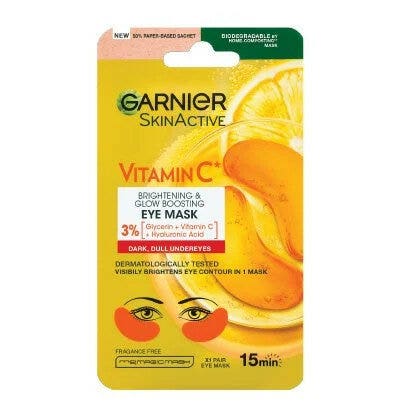 Garnier Maschera Tessuto Occhi Illuminante Vitamina C 2 Pezzi-1