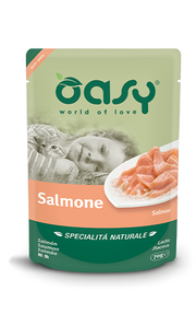 Oasy Wet Cat Salmone Cibo Umido Per Gatti Adulti 70g-1