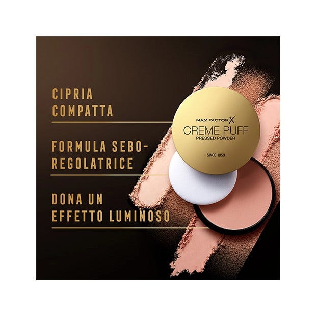 Max Factor Cipria Creme Puff Tonalità 41 Medium Beige 14g-4