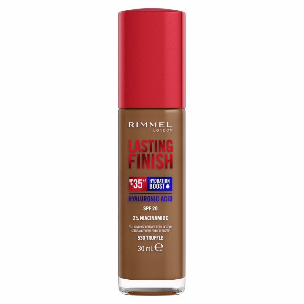 Rimmel Fondotinta Lasting Finish 35h Con Acido Ialuronico 530 Truffle 30ml-1