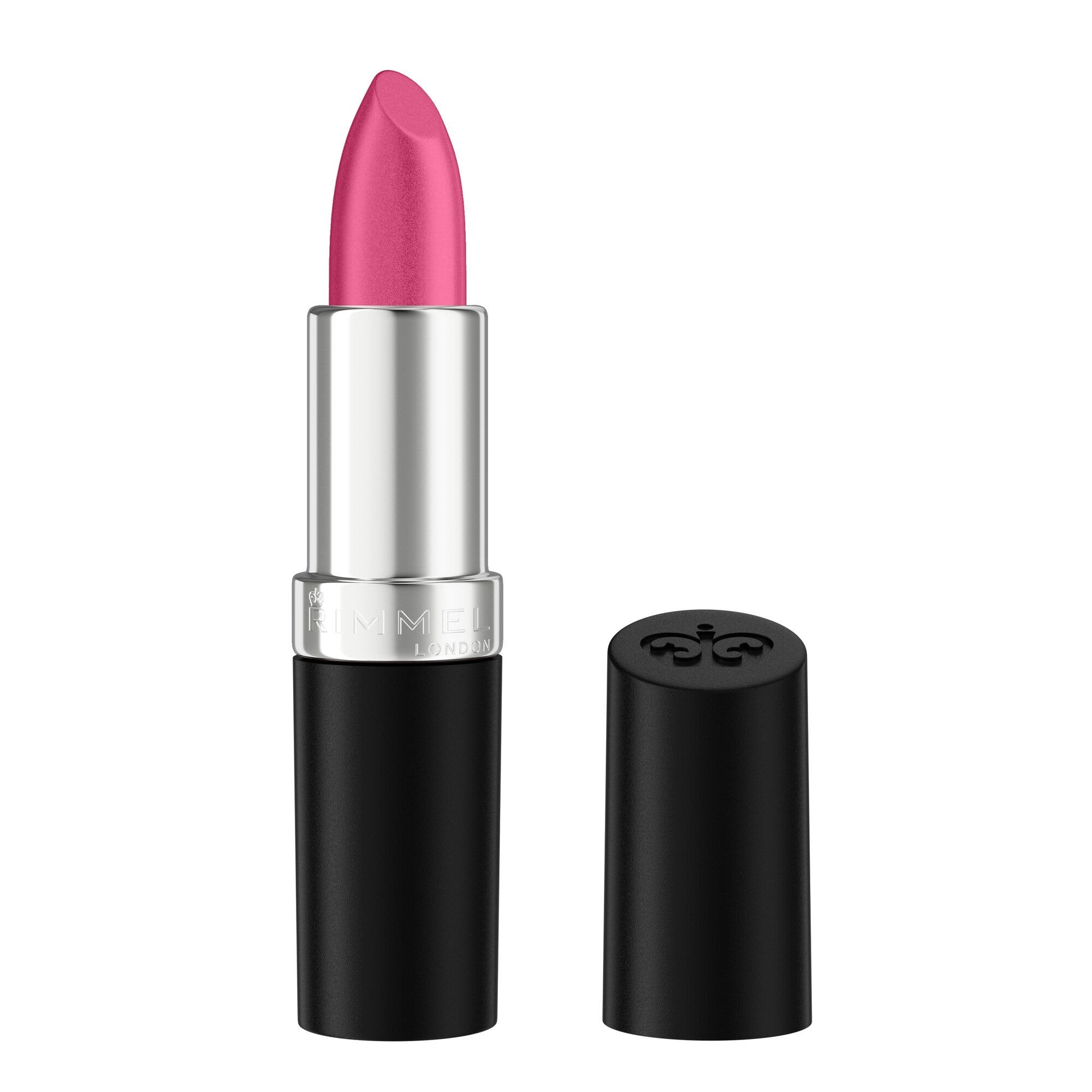 Rimmel Lasting Finish Rossetto Satinato Idratante Formula Vegana 4g 350 Pink Power-2