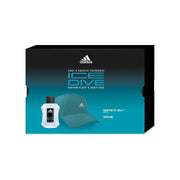Adidas Cofanetto Ice Dive Edt 100ml + Cappello Uomo da Baseball Turchese-1