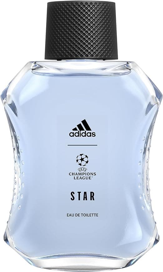 Adidas Cofanetto Uefa Star Edition Edt 100ml + Cappello Uomo da Baseball Blu-2