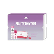Adidas Cofanetto Fruity Rhythm Edt 30ml + Deo Spray 150ml + Pochette -1