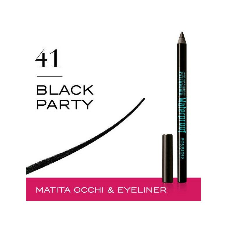Bourjois Contour Clubbing Waterproof Matita Occhi 1,2g 041 Black Party-2