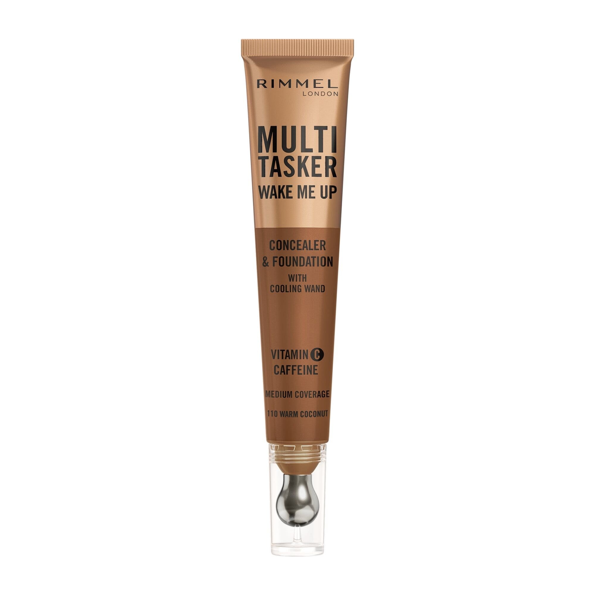 Rimmel Multi-tasker Wake Me Up Correttore & Fondotinta Formula Vegana 110 Warm Coconut 20ml-1