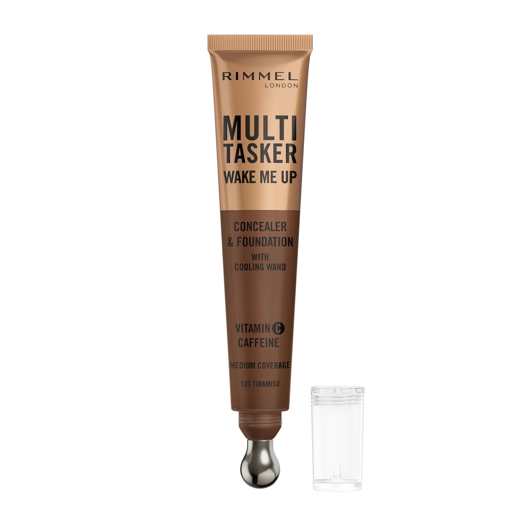 Rimmel Multi-tasker Wake Me Up Correttore & Fondotinta Formula Vegana 120 Tiramisu 20ml-2