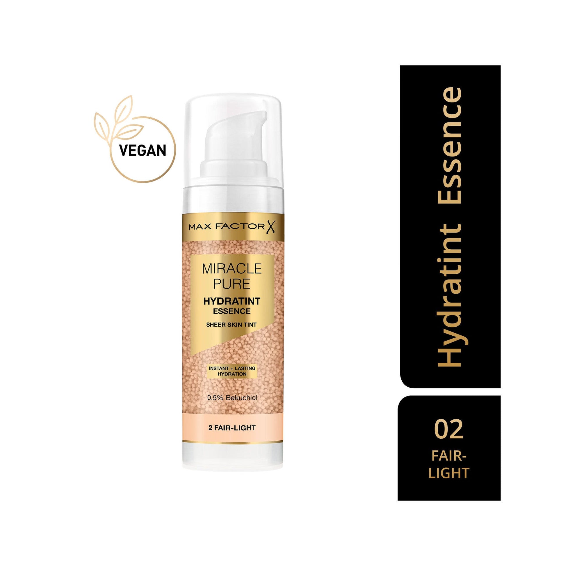 Max Factor Miracle Pure Hydratint Essence Fondotinta 2 Fair-Light 30ml-3