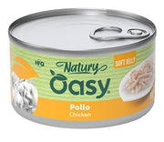 Oasy Wet Cat Natury Soft Jelly Pollo Lattina 150 g