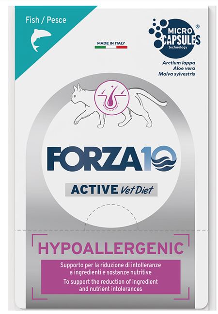 Forza 10 Active Cat Hypoallergenic Pesce Wet Multipack 12 Bustine da 80 g