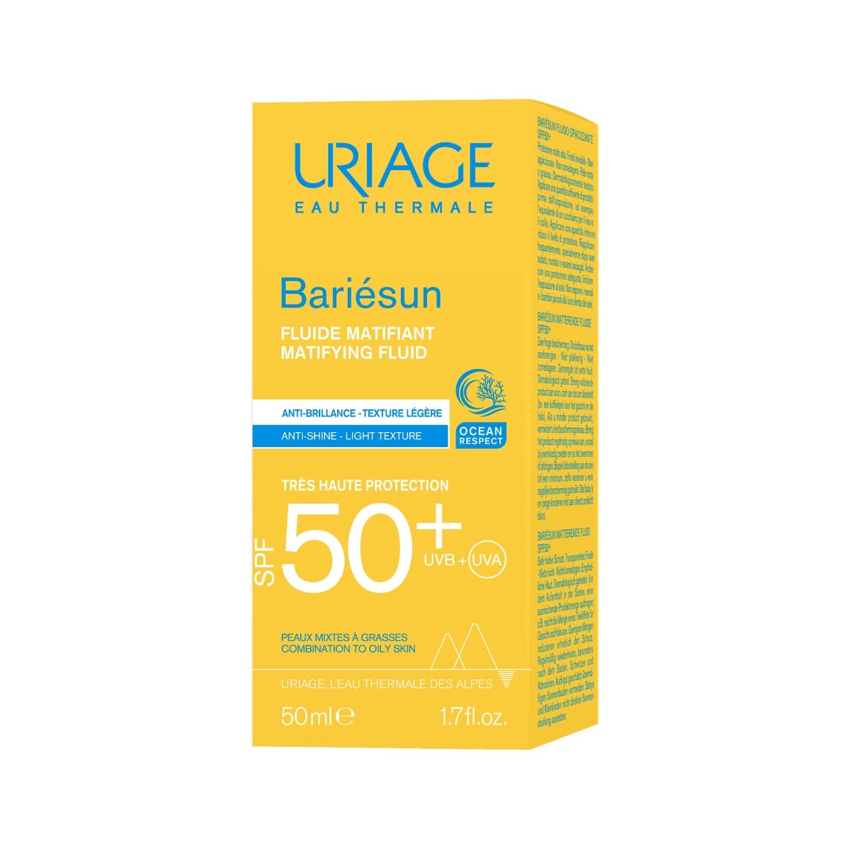 Uriage Bariesun Fluido Mat Viso 50ml SPF50+ -9