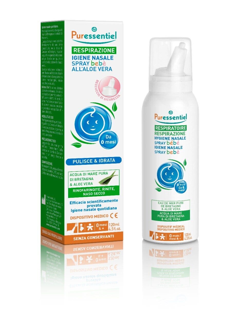 Puressentiel Respirazione Spray Bebè All’aloe Vera 120ml-2