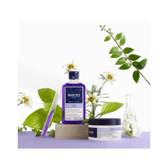 Phyto Phyto Violet Maschera Anti-giallo Riparatrice Nutre In Profondità 200ml-5