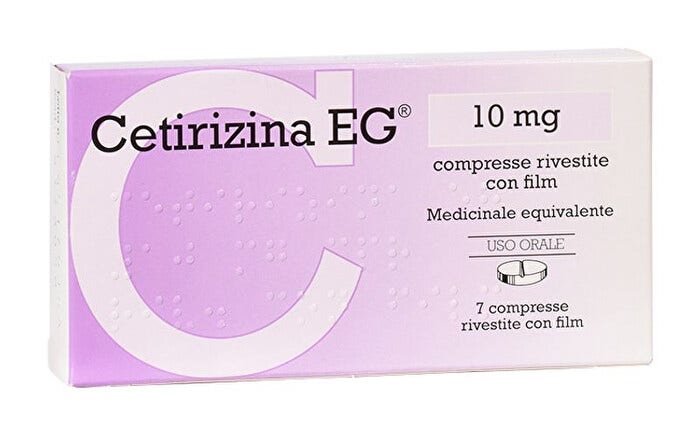 Cetirizina Eg 10mg 7 Compresse-1