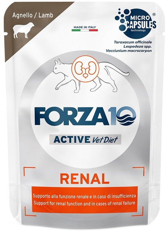 Forza 10 Active Cat Renal Agnello Wet Pate' 80 g