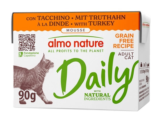 Almo Daily Cat Tacchino 90 g