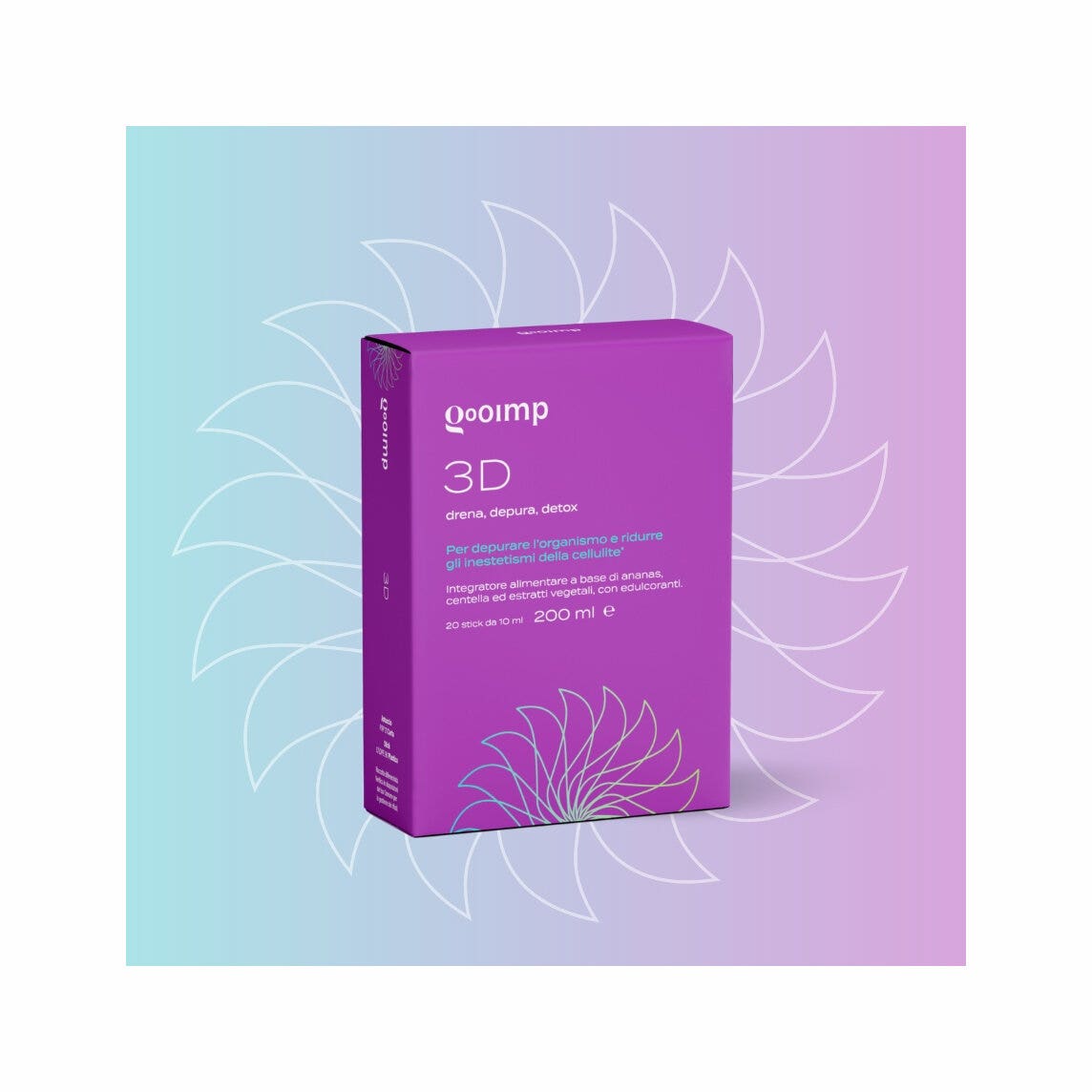 Gooimp 3D Drena Depura Detox 20 Stick Pack-2