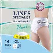 Pannolone per Incontinenza Lines Specialist Derma Pants Plus xl 14 Pezzi-1