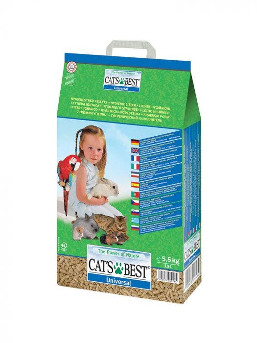 Cat's Best Universal Lettiera In Pellet Igienico Per Animali Di Piccola Taglia 10L-1