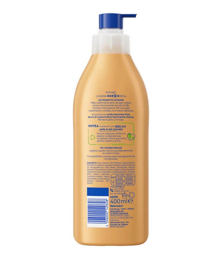 Nivea Body Nutriente Cocoa Crema Corpo Burro Di Cacao 400ml-2