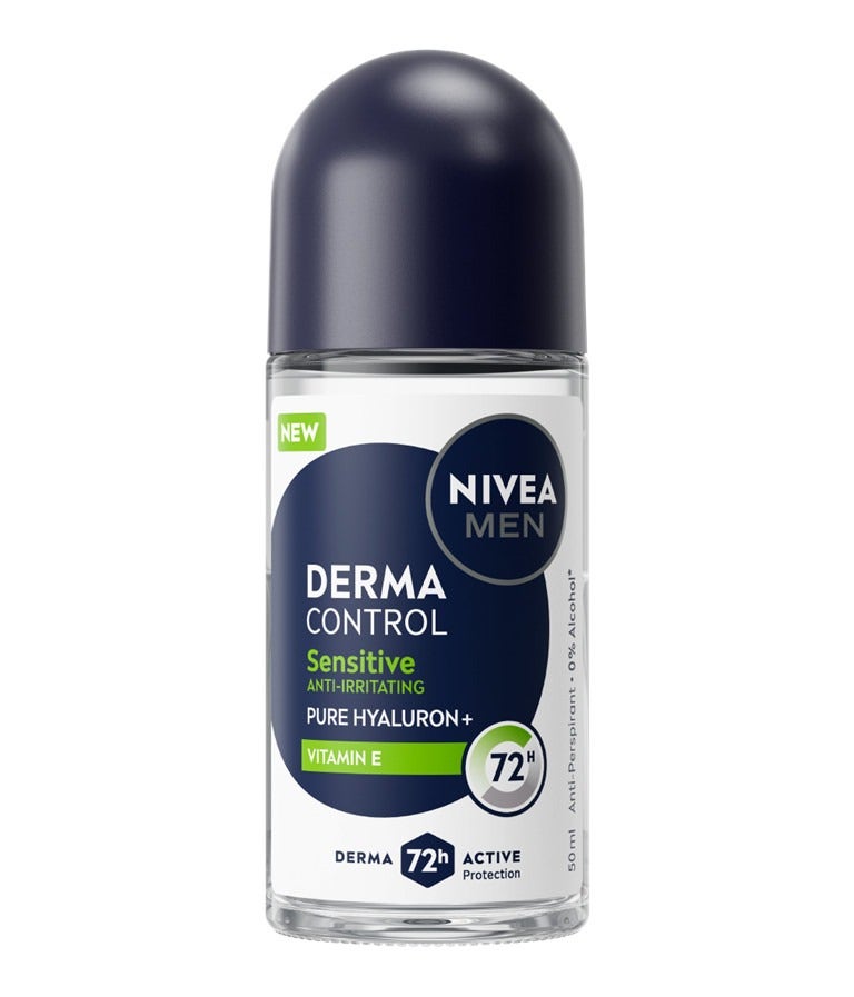 Nivea Men Derma Control Sensitive Deodorante Antitraspirante Roll-On 72H 50ml-1