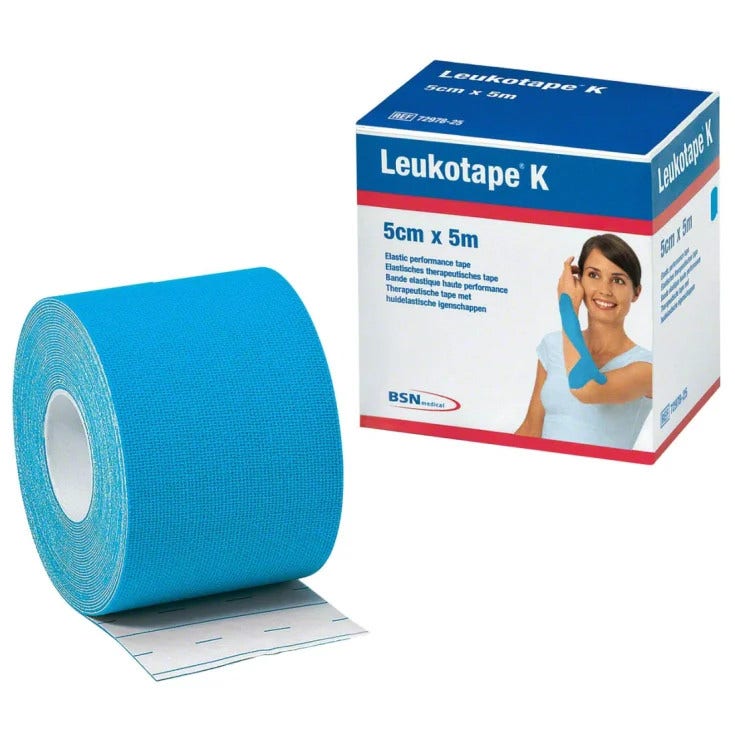 Leukotape K Actimove Benda Adesiva Taping Fisioterapico 5cmx5m Blu Rotolo-1